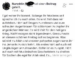 Deutsches Bier und arabische Fahnen