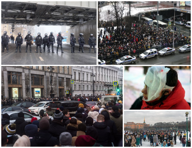 200 russische Oppositionelle in Moskau festgenommen
