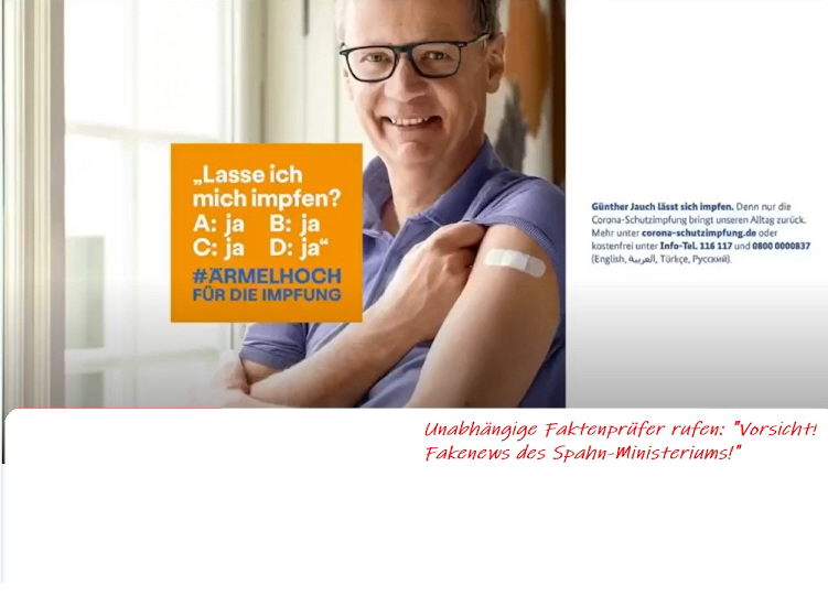 PR-Gau: Auch Günther Jauch täuschte Covid-Impfung nur vor