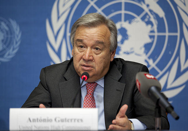 UN-Chef "bestürzt" über israelische Luftangriffe in Gaza, kein wort zur Hamas.