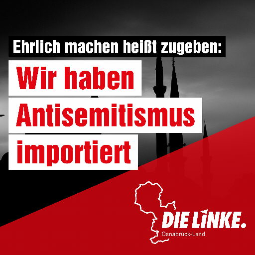 [Foto des Tages] Die Linke und der importierte Antisemitismus