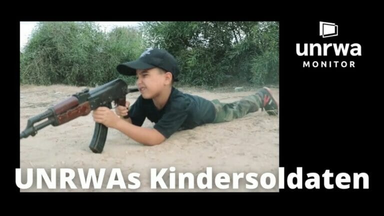 UN-Palästinenserhilfswerk: Deutsche Unterstützung für die UNRWA Kindersoldaten [Video]