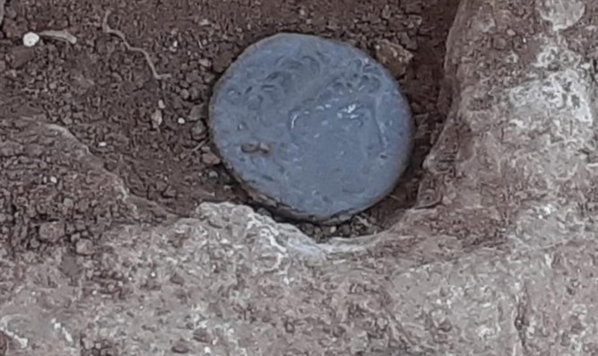 Jugendliche finden in Samaria antike Münzen