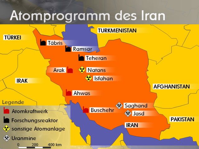 Deutschland, Frankreich, Großbritannien und die USA besorgt über das iranische Atomprogramm