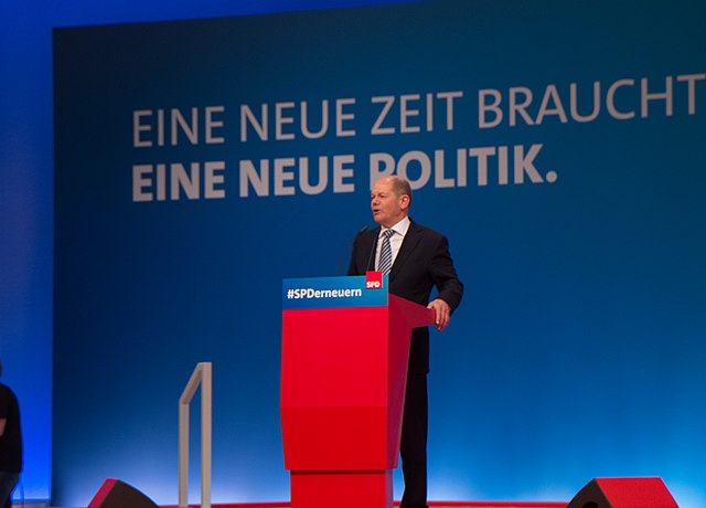 Olaf Scholz zum Bundeskanzler gewählt