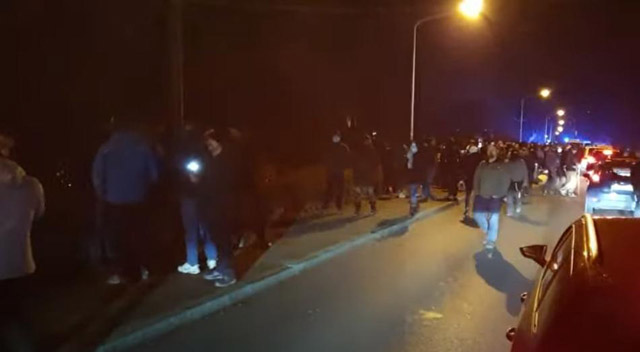 Polizeieinsatz gegen Corona-Protest in Greiz