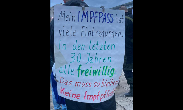 Corona-Proteste in Chemnitz, Leipzig und Dresden