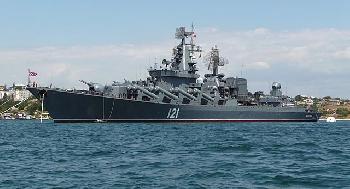 Russland--wie-die--Nachrichtenagentur-Tas-besttigt-ist-das-Flaggschiff-der-Schwarzmeer-Flotte--gesunken
