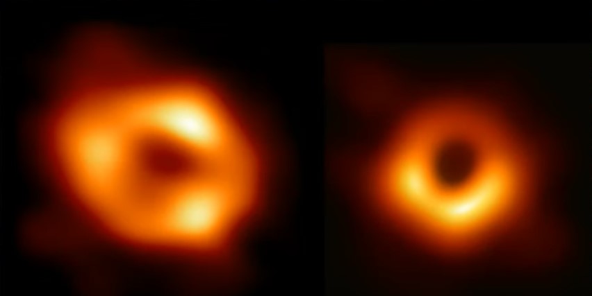 Erstes Bild eines großen Schwarzen Lochs im Zentrum der Milchstraße enthüllt