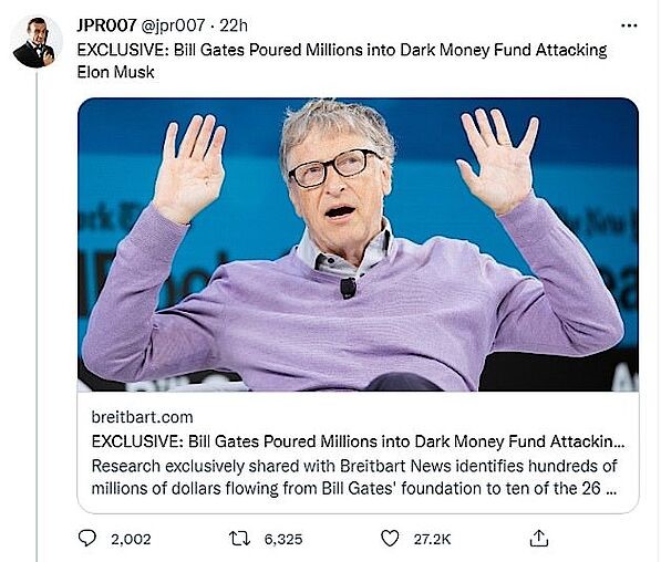 Bill Gates finanziert Gruppen, die zum Boykott von Elon Musk aufrufen