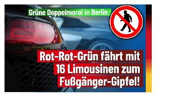 Doppelmoral-RotRotGrn-fhrt-mit-Limousine-zum-FugngerGipfel