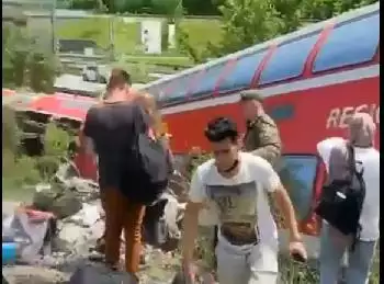 Tote und Schwerverletzte bei Zugunglück in Bayern