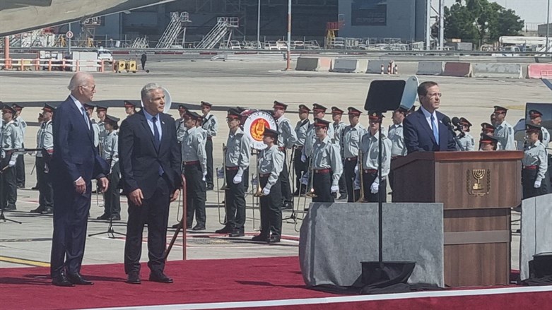 Präsident Herzog sagt Präsident Biden: „Willkommen zu Hause“