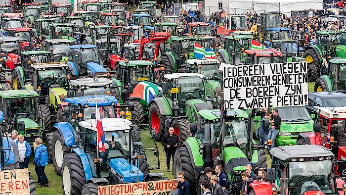 Niederländer unterstützen den Protest ihrer Bauern