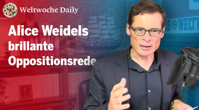 Weltwoche Daily: Alice Weidels brillante Oppositionsrede [Video]