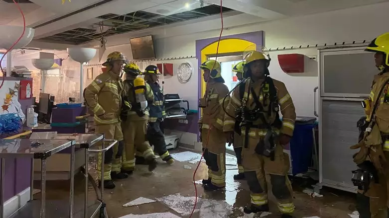 Feuer bricht in Krankenstation aus