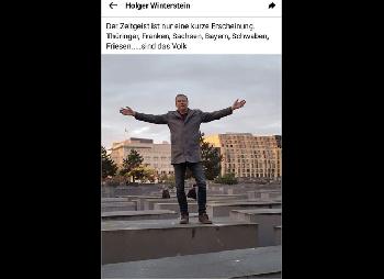 AfD Politiker tanzt auf Holocaust Mahnmal