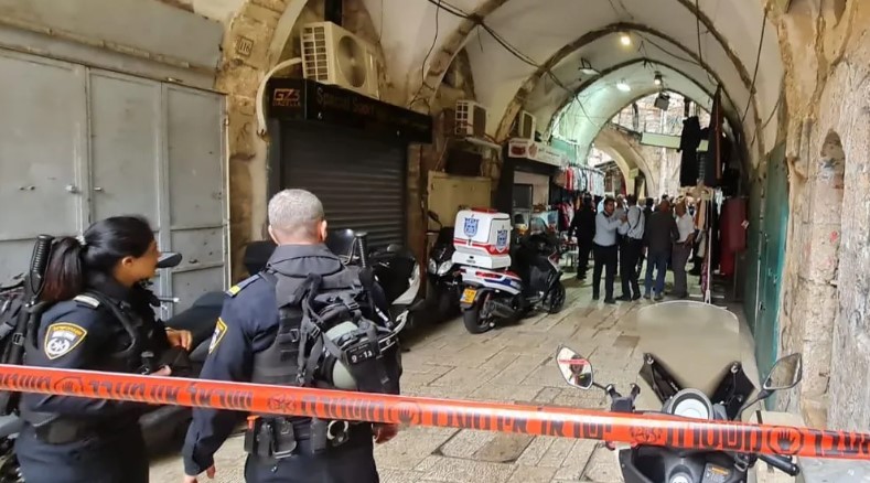 Messerangriff in Jerusalem, 2 Offiziere verwundet