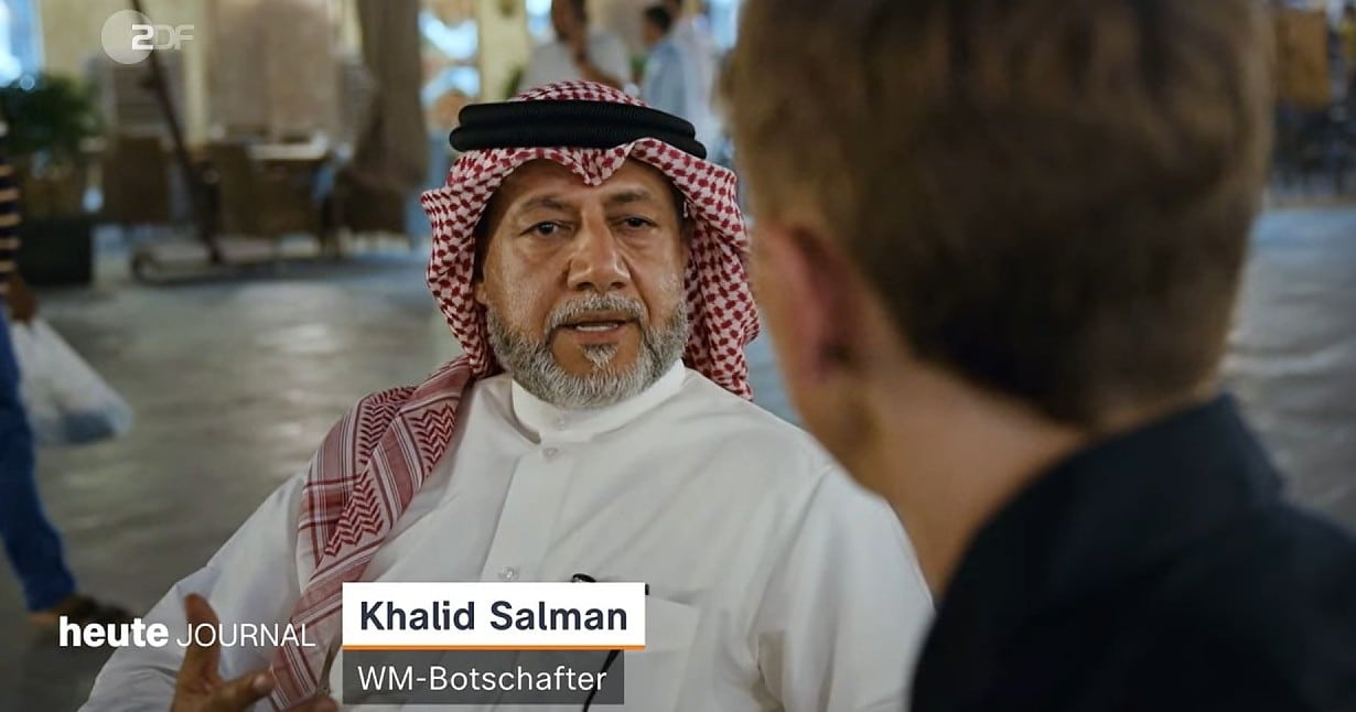 Huch, die meinen es ernst! ZDF-Interview abgebrochen: Katar WM-Botschafter hetzt über Schwule