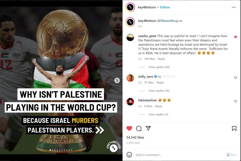 Die Palästinensische Autonomiebehörde – Warum spielt Palästina nicht bei der Weltmeisterschaft? Weil Israel palästinensische Spieler ermordet