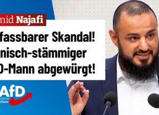 Niedersachsen: Iranisch-stämmiger AfD-Politiker Najafi abgewürgt! [Video]