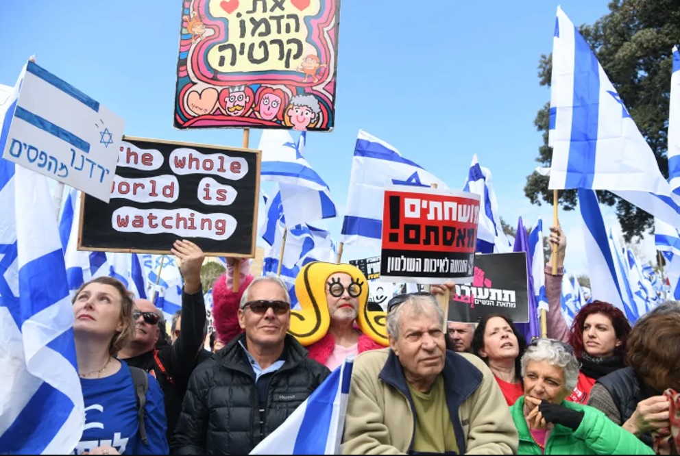 Zehntausende protestieren in Jerusalem gegen die Justizreform