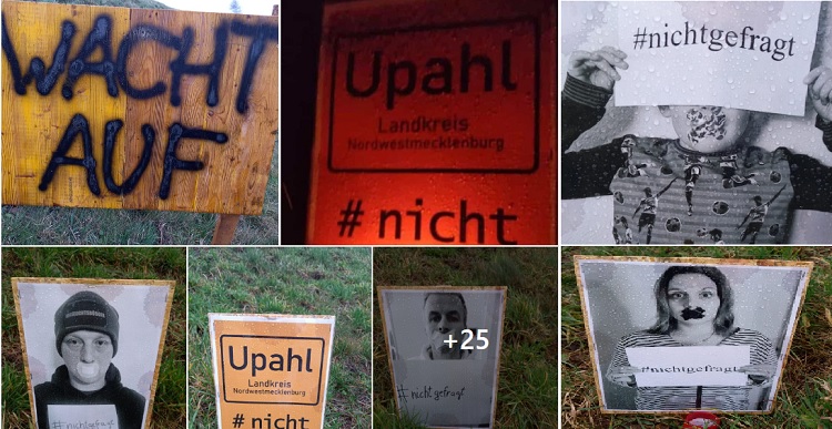 Gemeinde Upahl kämpft mit Fotoaktion gegen Flüchtlingsunterkunft