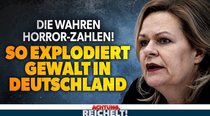 „Achtung, Reichelt!“: So unsicher macht Nancy Faeser Deutschland [Video]