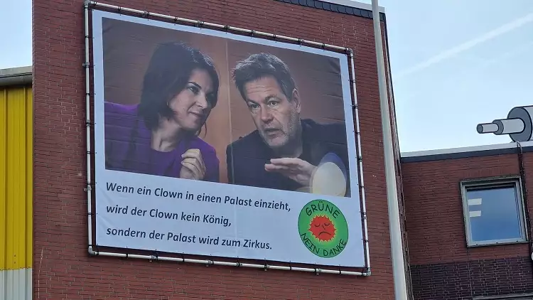 Traditionelle deutsche Firma Krafft Walzen nimmt Stellung gegen die Grünen: 