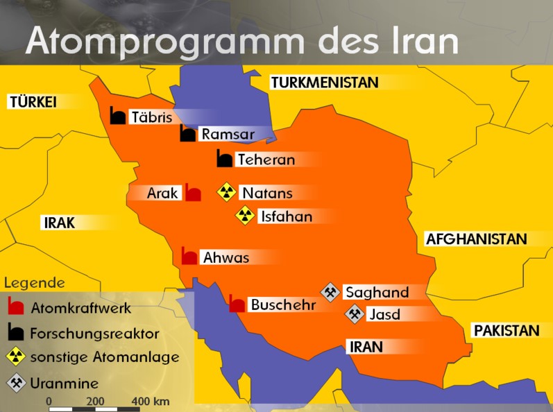 Israel warnt vor "roter Linie" bei iranischem Atomabprogramm