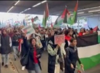 Radikale Muslime errichten brennende Barrikaden in Berlin [Video]