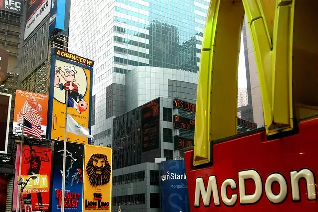 Protestaktion vor New Yorker McDonald