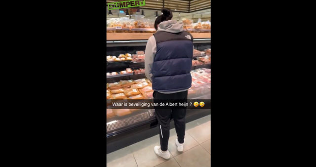 Pinkel-Vorfall im niederländischen Supermarkt