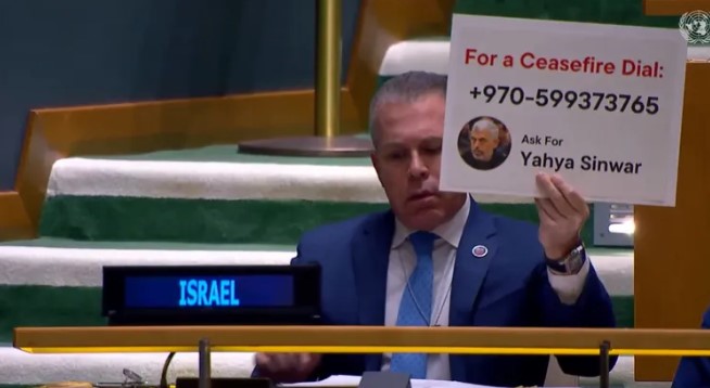 Israelischer UN-Botschafter Erdan lobt US-Unterstützung und kritisiert UN-Versäumnisse