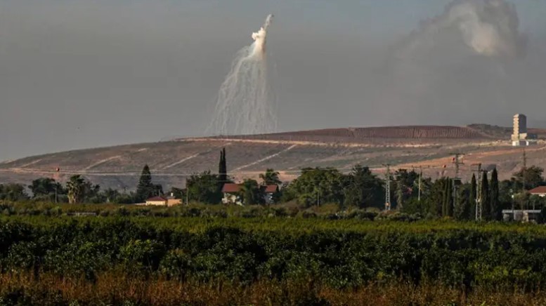  IDF reagiert auf Raketenangriffe aus dem Libanon