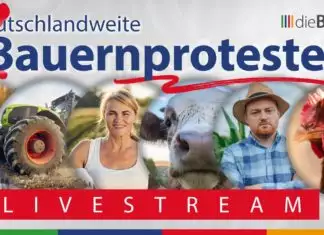 Video-Livestreams von den Bauernprotesten in Deutschland