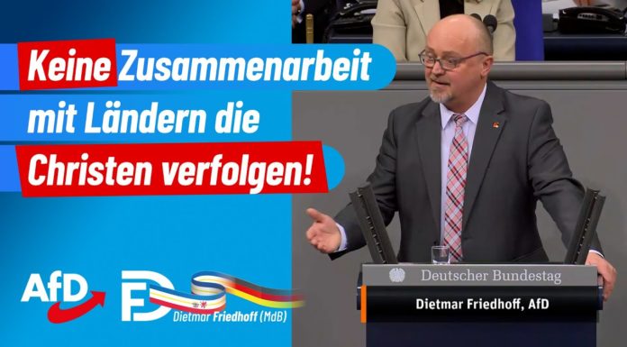Dietmar Friedhoff: Gegen Christenverfolgung [Video]