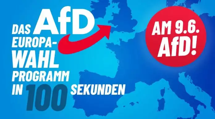 Zur Diskussion gestellt: Das Europawahlprogramm der AfD in 100 Sekunden [Video]