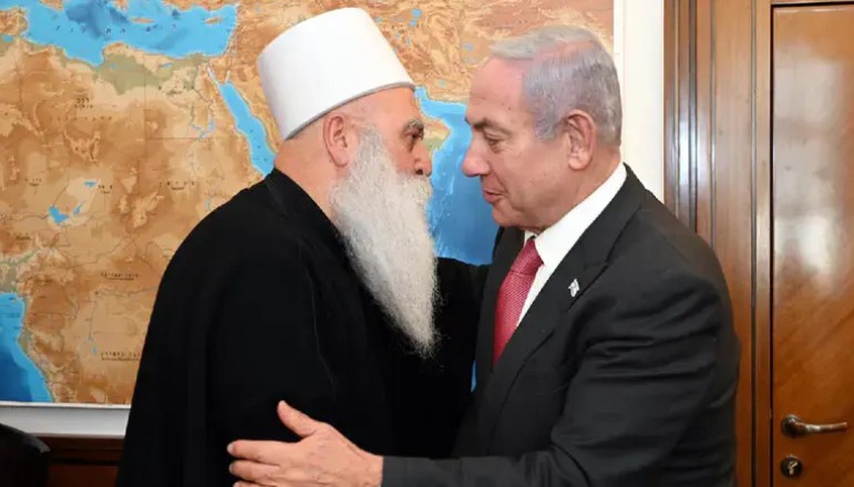 Premierminister spricht mit Drusen-Führer Scheich Mowafaq Tarif: Israels Schutz reicht bis nach Syrien