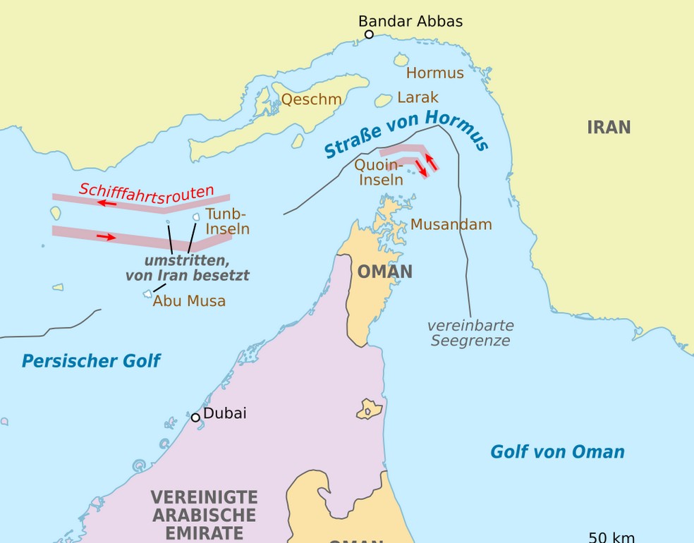 Iran droht mit Blockade von Hormus