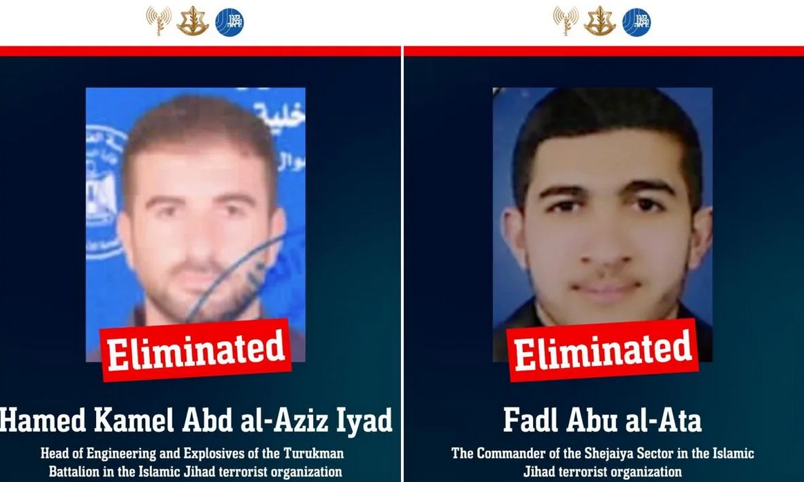 IDF bestätigt Tötung führender Islamischer-Dschihad-Kommandeure – darunter Täter vom 7. Oktober