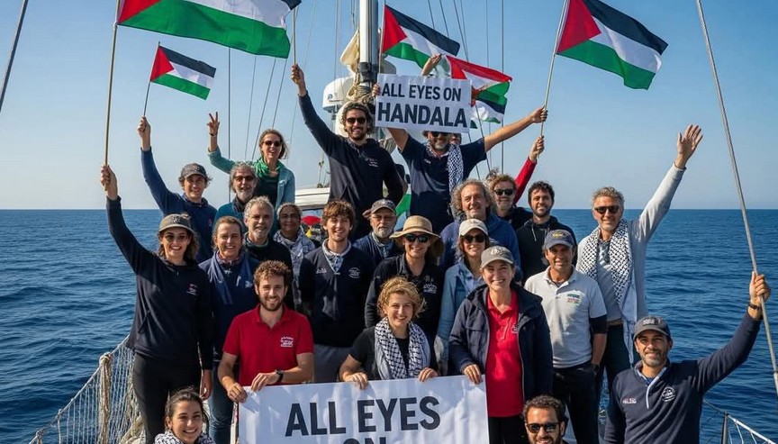 Provokation zur See: Israel stoppt Propaganda-Schiff „Handala“