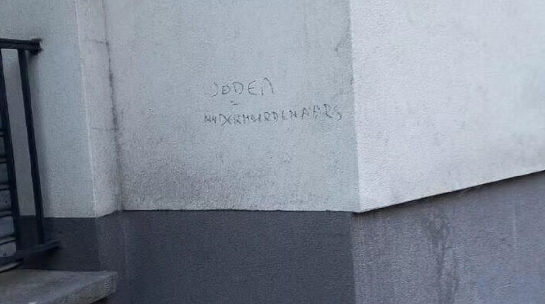 Antwerpener Synagoge Opfer antisemitischer Schmiererei