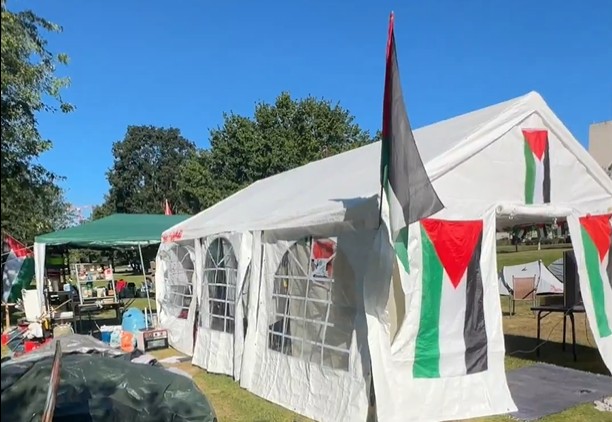 Propagandacamp vor dem Kanzleramt: Wer den Terror verschweigt, unterstützt ihn
