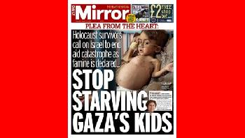 Gazanisches-Kind-auf-DailyMirrorTitel-Krankheit-statt-Hunger--HolocaustReferenz-verstrkt-Propaganda