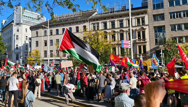 Wien: Palästinensischer Vertreter fordert Ende Israels bei linker Demonstration