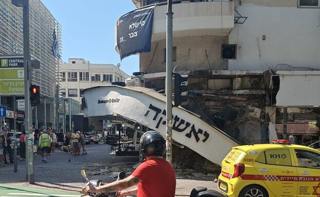 Balkon stürzt in Tel Aviv ein – beliebtes Restaurant beschädigt