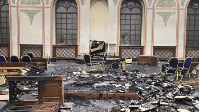 Brandanschlag auf ein jüdisches Heiligtum in der Ukraine 