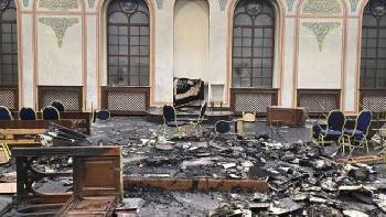 Brandanschlag auf ein jüdisches Heiligtum in der Ukraine 