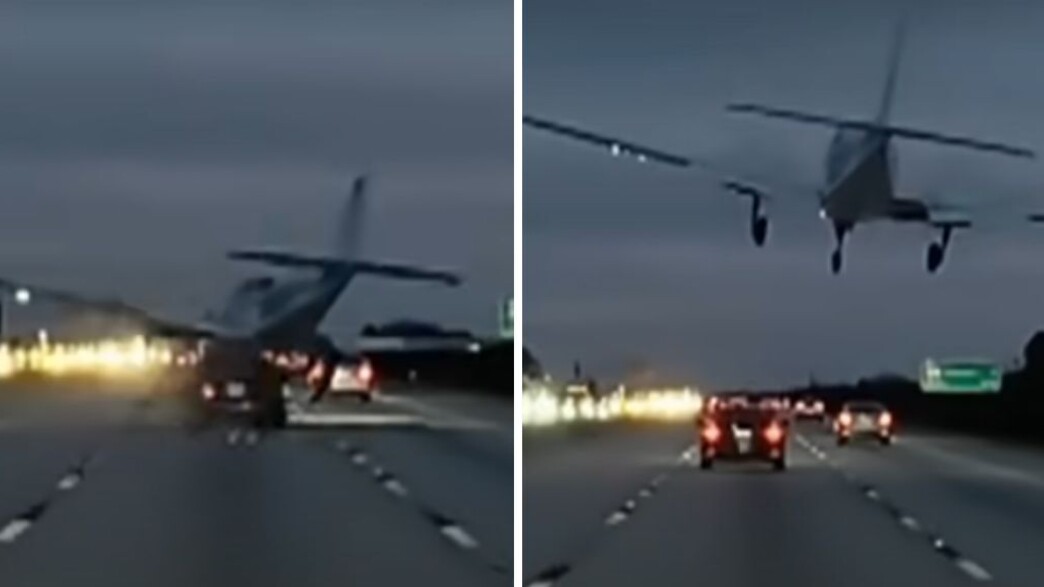 Notlandung in Florida: Leichtflugzeug setzt auf Highway auf und trifft fahrendes Auto